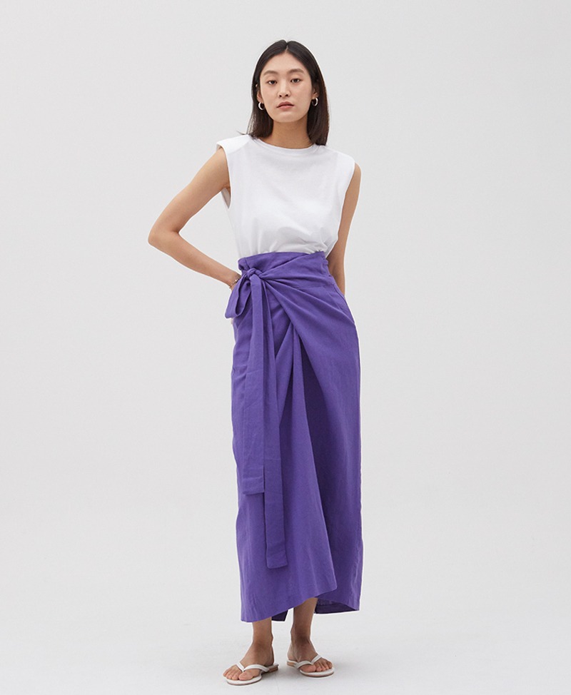 collective,콜렉티브,layer wrap skirt (2color)