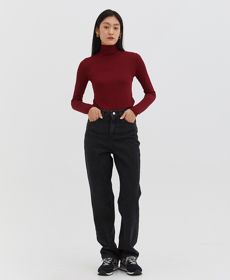 collective,콜렉티브,giselle turtleneck tee (9color)